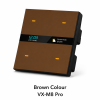 VXM8-Pro-brown Smart Metal Switch | VX-M8 Pro