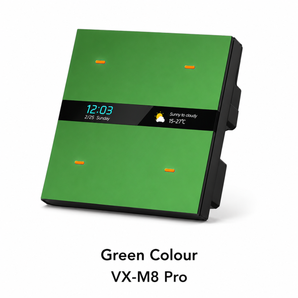 VXM8-Pro-green Smart Metal Switch | VX-M8 Pro