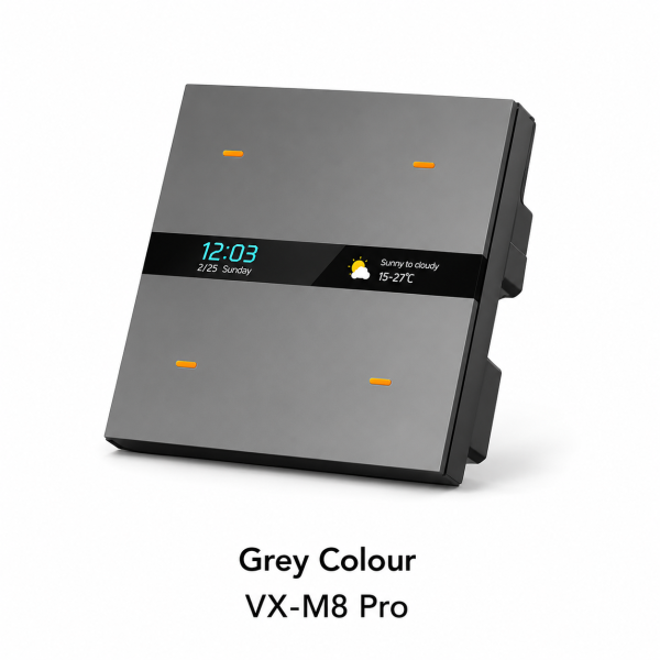 VXM8-Pro-grey Smart Metal Switch | VX-M8 Pro
