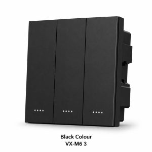 VXM6 3 Black Smart Metal Switch | VXM6 3