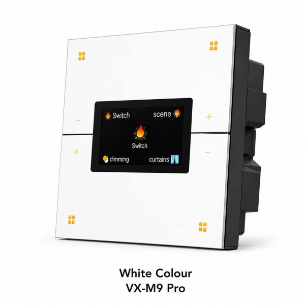 VXM9-Pro-White Smart Metal Switch | VX-M9 Pro